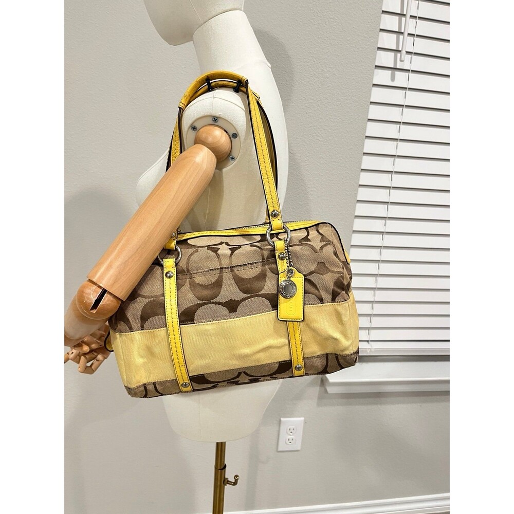 Coach Signature Satchel Handbag